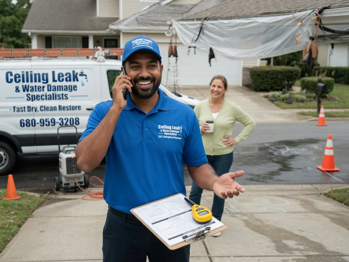 Ceiling Leak Cleanup Bradenville, PA FAQs